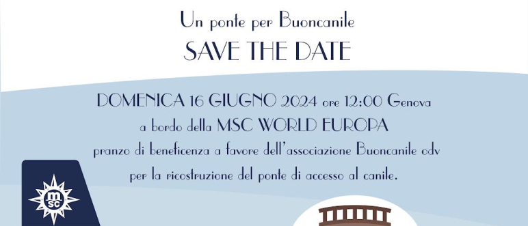 Un ponte per Buoncanile – Save the Date